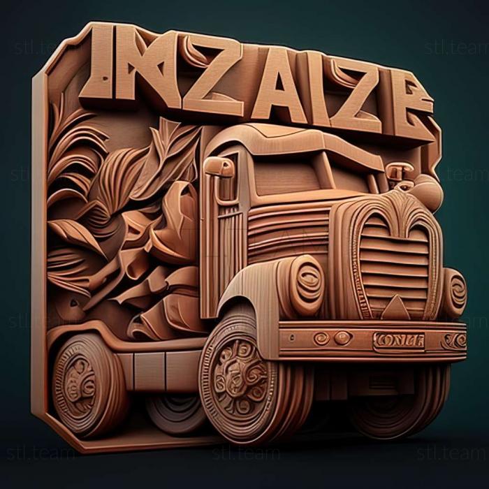 3D model KRAZ game (STL)